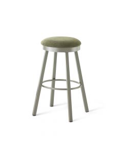 Connor Backless Swivel Bar Stool with Cushioned Seat