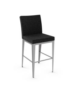 Pablo XL Non-Swivel Bar Stool with Cushioned Seat &amp; Backrest