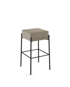 Otis Backless Non-Swivel Bar Stool with Cushioned Seat