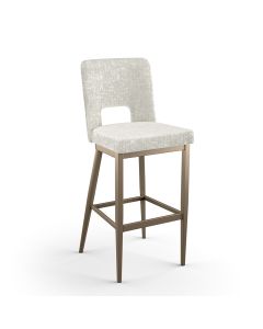 Bryana Non-Swivel Bar Stool with Cushioned Seat &amp; Backrest