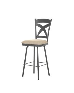 Marcus Swivel Bar Stool with Cushioned Seat