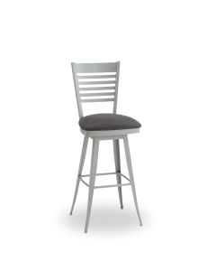 Edwin Swivel Bar Stool with Cushioned Seat