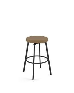 Skyla Backless Swivel Bar Stool with Cushioned Seat